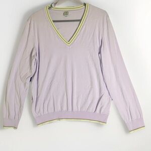 Tristan Womens Sweater XL Pastel Purple Pullover Soft Cozy Cabin-core Minimalist